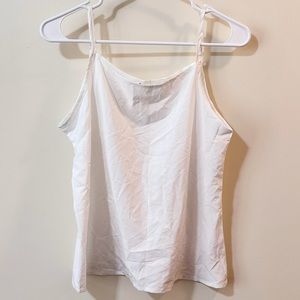 Silk white sun-top